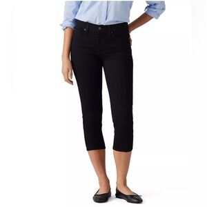 Levi's Women's Black Cropped Jeans Size 14